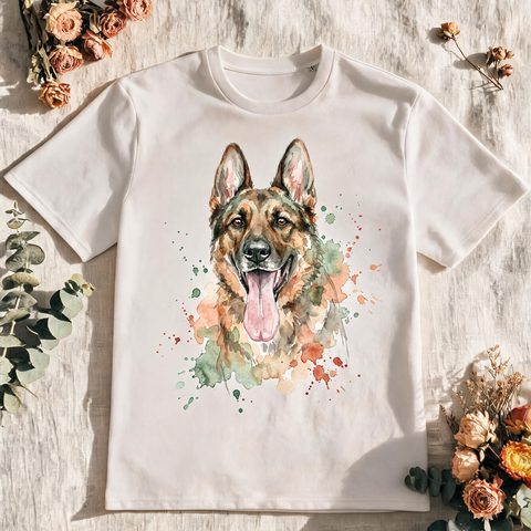 Le portrait imprimé sur un t-shirt