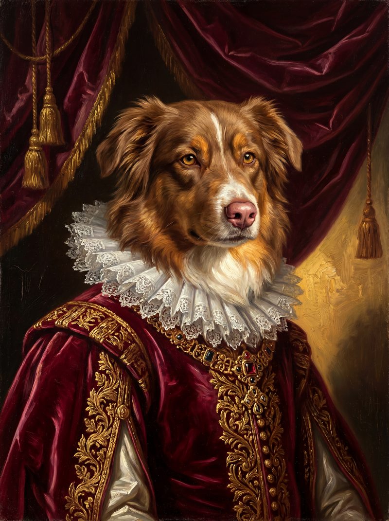 Portrait d’animal — style Baroque